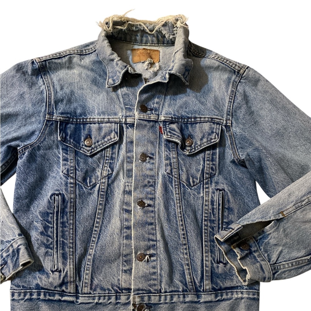 Vintage Levi's Denim Type III Trucker Jacket Unisex Sz Small  70506-0216